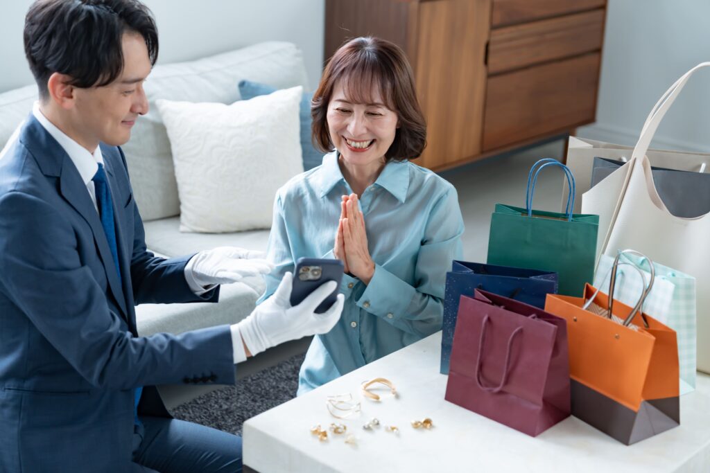 査定価格に納得いただいている様子