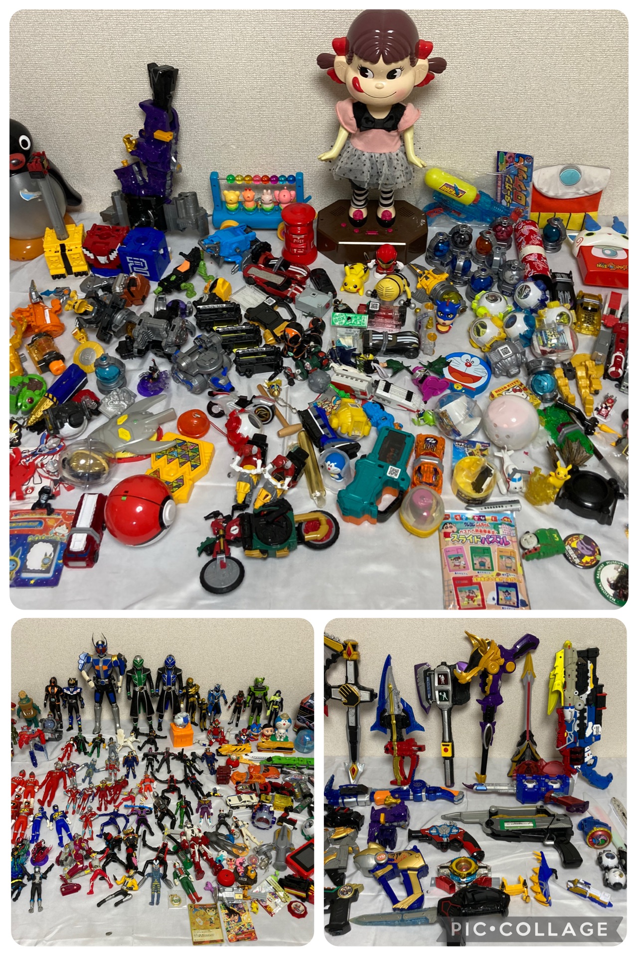 【仮面ライダー、ウルトラマンなどおもちゃいろいろ】 